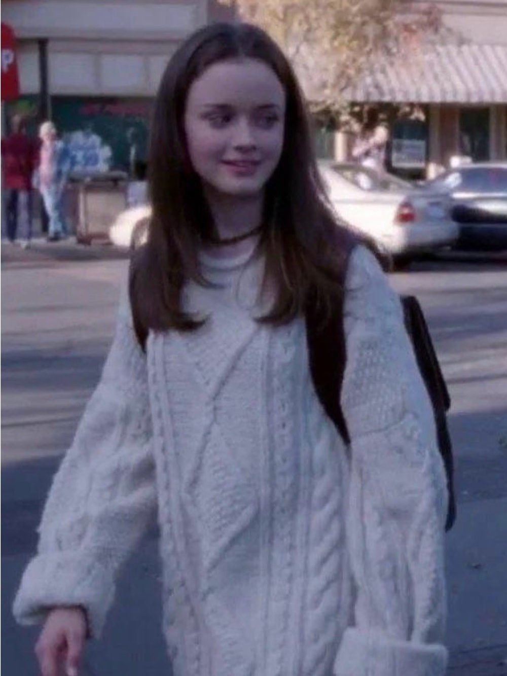 Rory Gilmore Cable-Knit Women’s Sweater - Cream